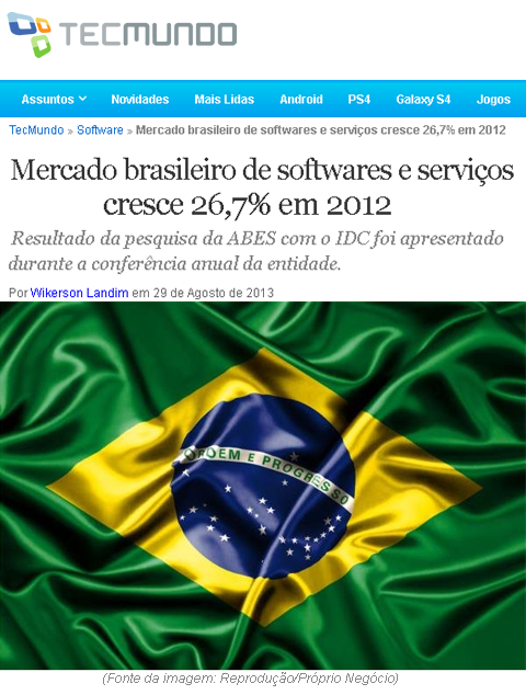 TI brasileira terá maior taxa de crescimento do mundo